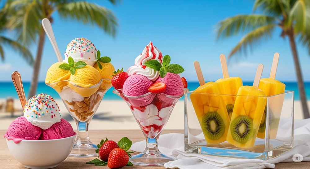 چرا تابستون بیشتر دلمون بستنی و شیرینی خنک می‌خواد؟