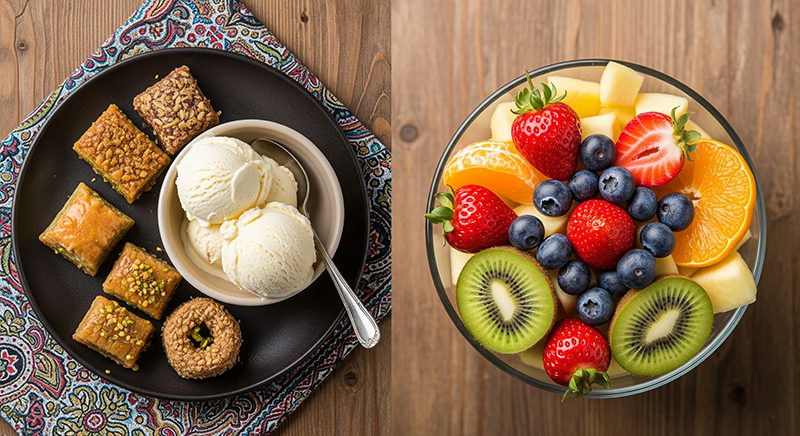 شیرینی سنتی یا بستنی؟ کدوم توی گرما بهتره؟