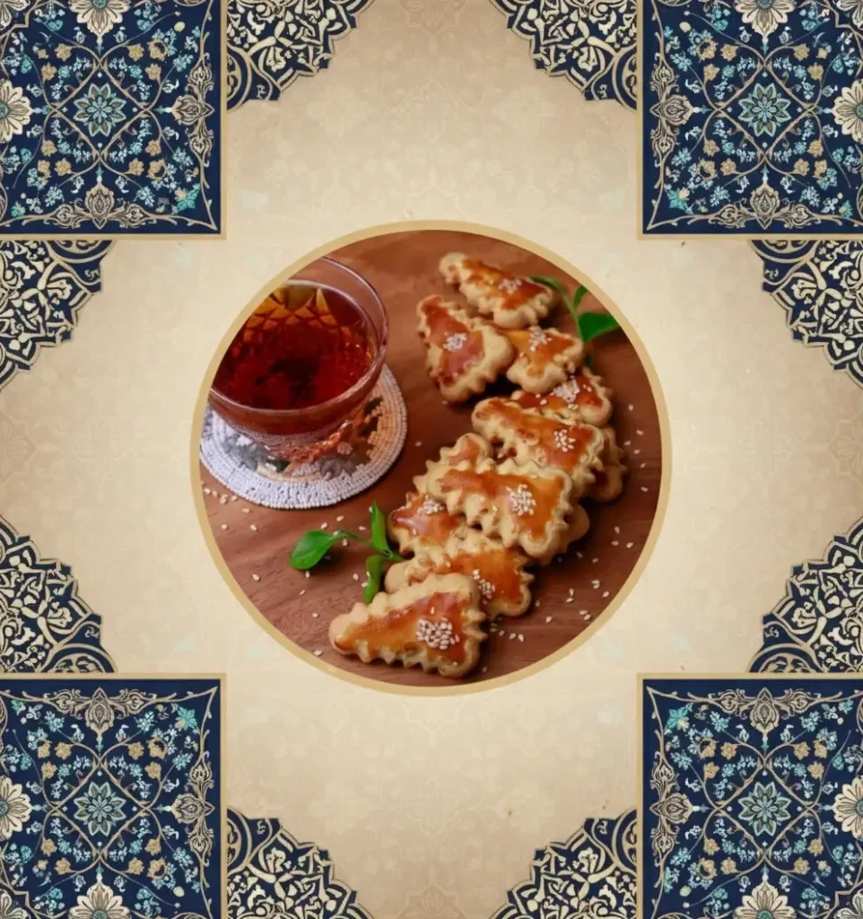 یه فنجون چای داغ، چند تا شیرینی سنتی، حال خوب ایرانی